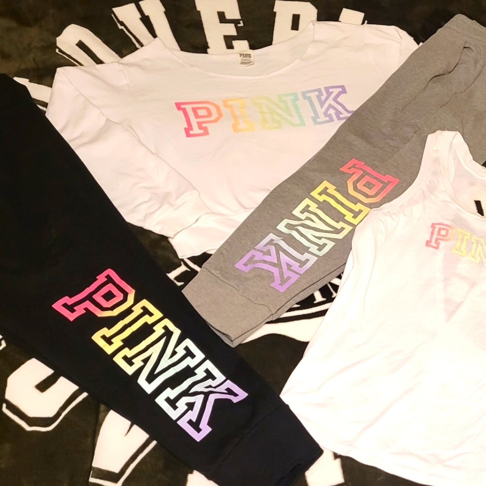 VS Pink Ombré Rainbow Bundle